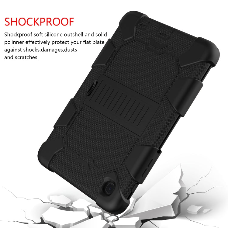 For Samsung Galaxy Tab A7 Lite T220 / T225 Two-Color Robot Shockproof Silicone + PC Protective Case with Holder