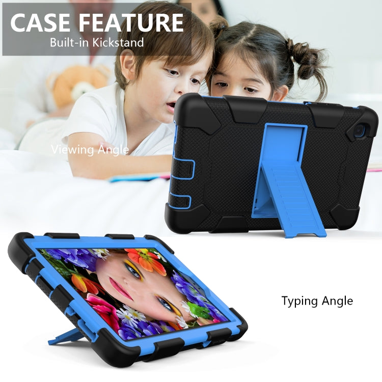 For Samsung Galaxy Tab A7 Lite T220 / T225 Two-Color Robot Shockproof Silicone + PC Protective Case with Holder