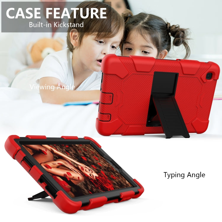 For Samsung Galaxy Tab A7 Lite T220 / T225 Two-Color Robot Shockproof Silicone + PC Protective Case with Holder