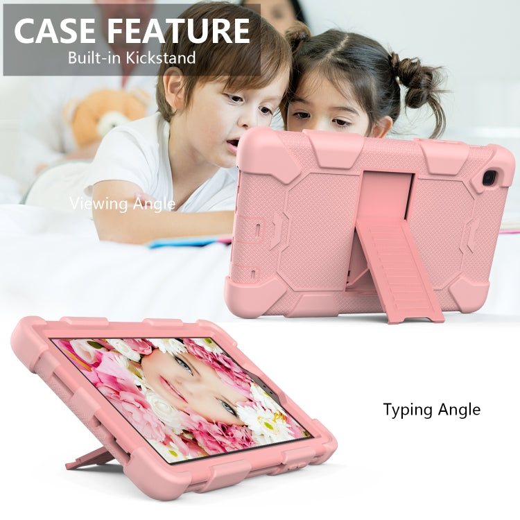 For Samsung Galaxy Tab A7 Lite T220 / T225 Two-Color Robot Shockproof Silicone + PC Protective Case with Holder