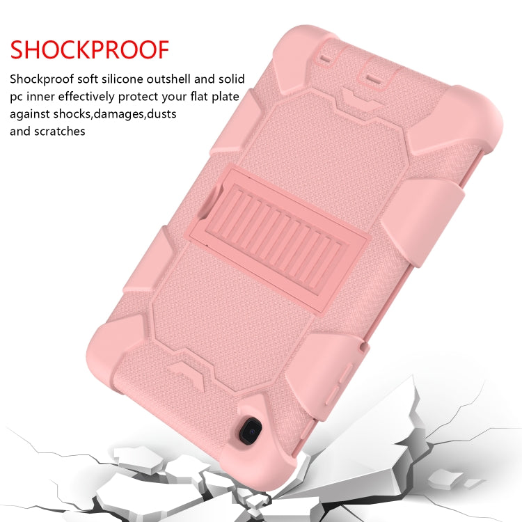 For Samsung Galaxy Tab A7 Lite T220 / T225 Two-Color Robot Shockproof Silicone + PC Protective Case with Holder