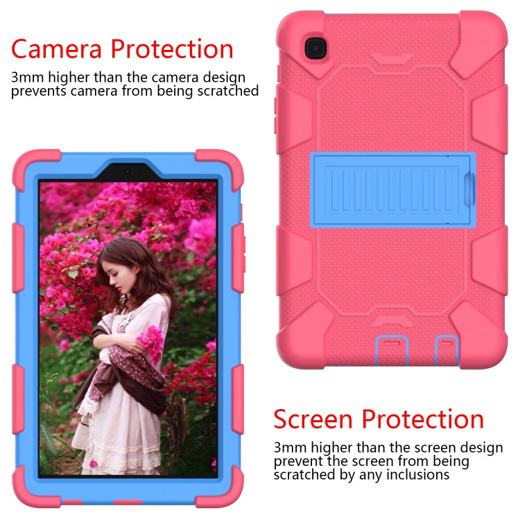 For Samsung Galaxy Tab A7 Lite T220 / T225 Two-Color Robot Shockproof Silicone + PC Protective Case with Holder