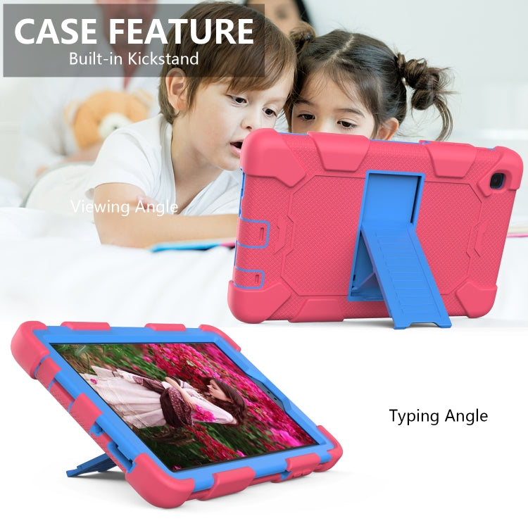 For Samsung Galaxy Tab A7 Lite T220 / T225 Two-Color Robot Shockproof Silicone + PC Protective Case with Holder