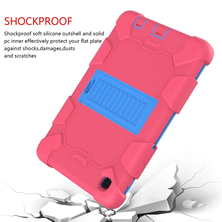 For Samsung Galaxy Tab A7 Lite T220 / T225 Two-Color Robot Shockproof Silicone + PC Protective Case with Holder