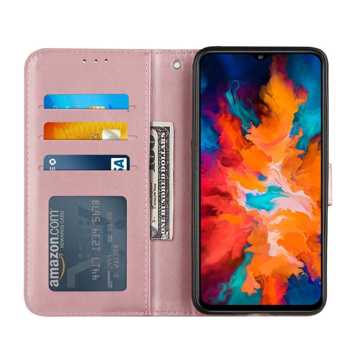 For Motorola G50 Stitching Calf Pattern Buckle Card Wallet with Flip Phone Holster with Lanyard Bracket Function