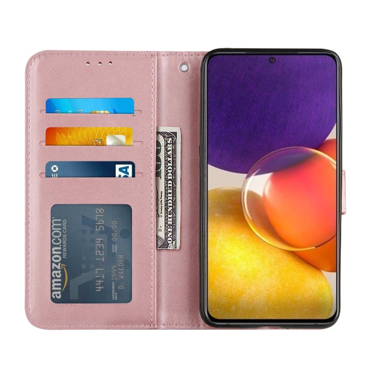 For Samsung Galaxy A82 5G Stitching Calf Pattern Buckle Card Wallet with Flip Phone Holster with Lanyard Bracket Function