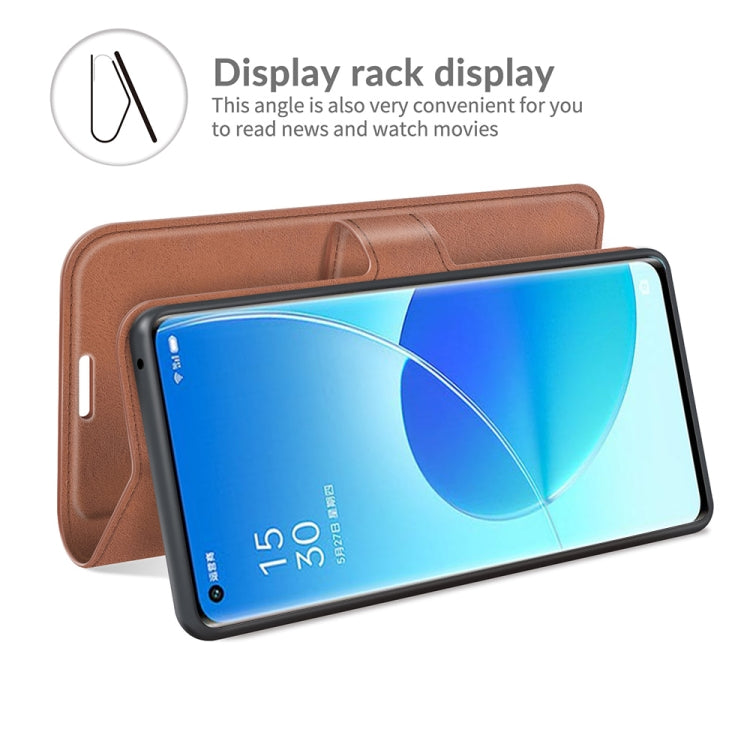 For OPPO Reno6 Pro 5G Retro Calf Pattern Buckle Horizontal Flip Leather Case with Holder & Card Slots & Wallet