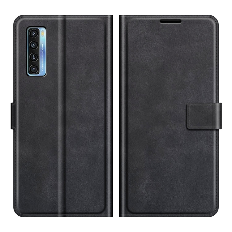 For TCL 20S / 20 5G /20L / 20L+ Retro Calf Pattern Buckle Horizontal Flip Leather Case with Holder & Card Slots & Wallet