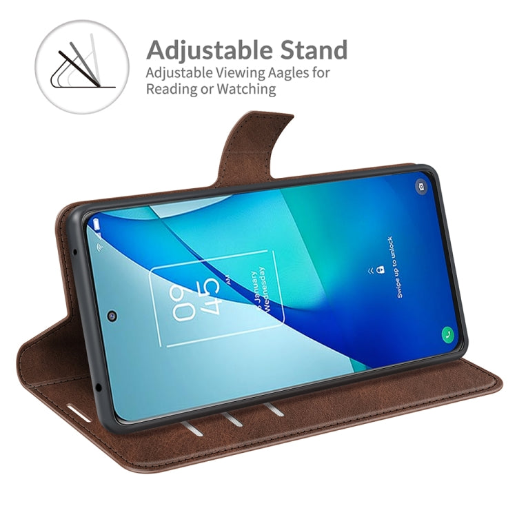 For TCL 20S / 20 5G /20L / 20L+ Retro Calf Pattern Buckle Horizontal Flip Leather Case with Holder & Card Slots & Wallet