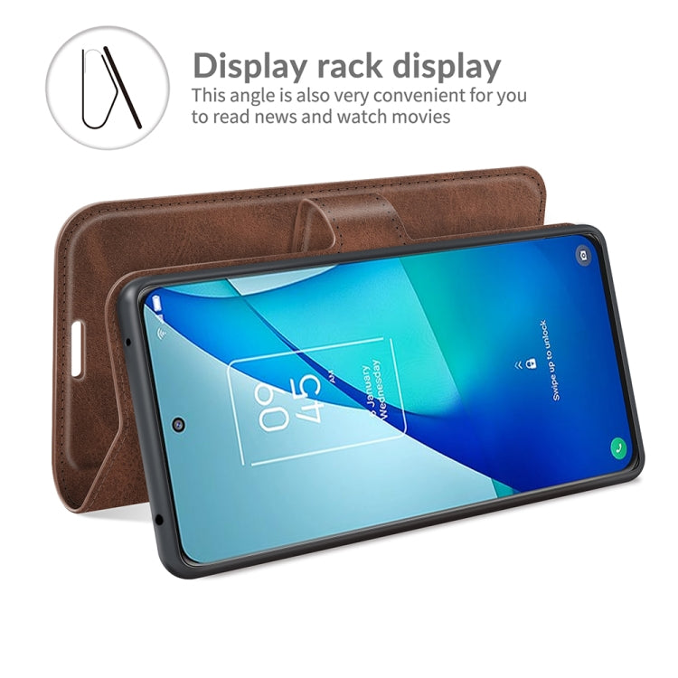 For TCL 20S / 20 5G /20L / 20L+ Retro Calf Pattern Buckle Horizontal Flip Leather Case with Holder & Card Slots & Wallet