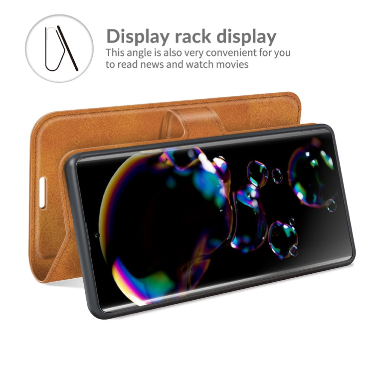 For Sharp Aquos R6 Retro Calf Pattern Buckle Horizontal Flip Leather Case with Holder & Card Slots & Wallet