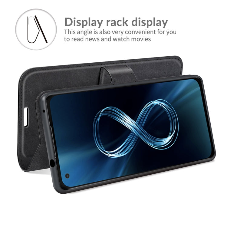 For ASUS Zenfone 8 ZS590KS Retro Calf Pattern Buckle Horizontal Flip Leather Case with Holder & Card Slots & Wallet