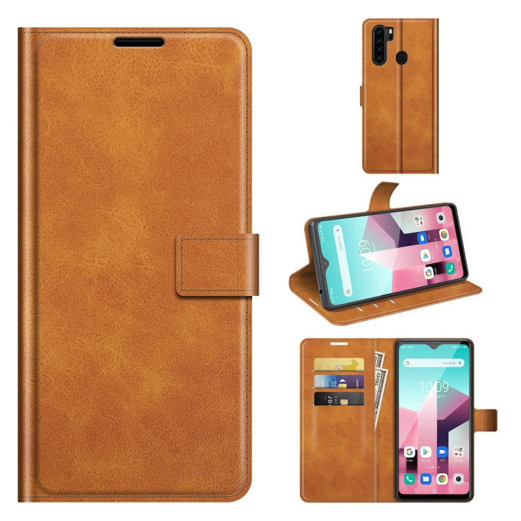 For Blackview A80 Plus / A80 Pro Retro Calf Pattern Buckle Horizontal Flip Leather Case with Holder & Card Slots & Wallet