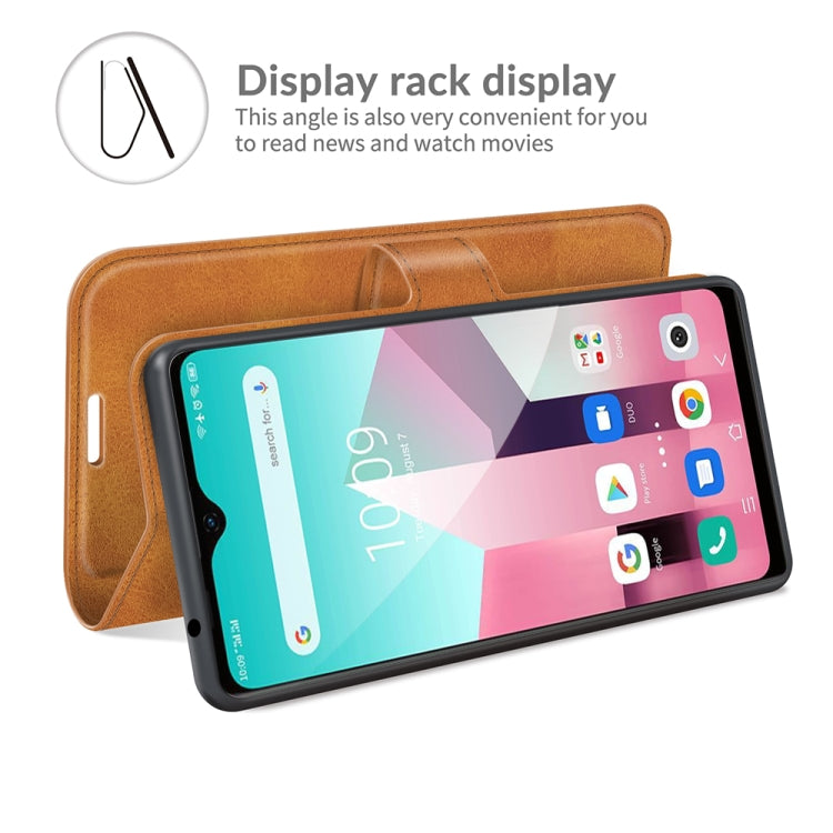 For Blackview A80 Plus / A80 Pro Retro Calf Pattern Buckle Horizontal Flip Leather Case with Holder & Card Slots & Wallet