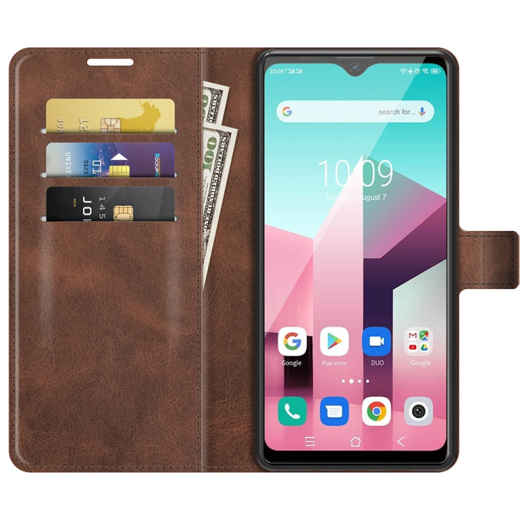 For Blackview A80 Plus / A80 Pro Retro Calf Pattern Buckle Horizontal Flip Leather Case with Holder & Card Slots & Wallet