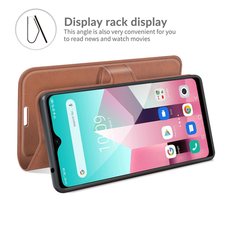 For Blackview A80 Plus / A80 Pro Retro Calf Pattern Buckle Horizontal Flip Leather Case with Holder & Card Slots & Wallet
