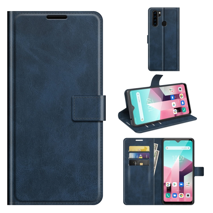 For Blackview A80 Plus / A80 Pro Retro Calf Pattern Buckle Horizontal Flip Leather Case with Holder & Card Slots & Wallet