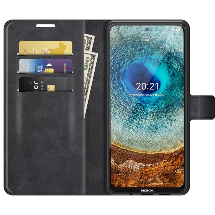 For Nokia X10 / X20 Retro Calf Pattern Buckle Horizontal Flip Leather Case with Holder & Card Slots & Wallet