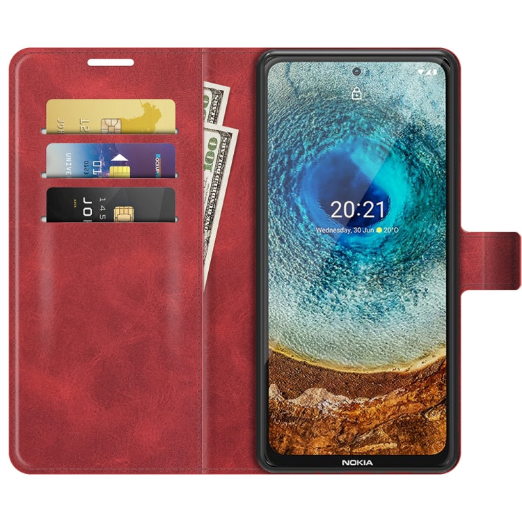 For Nokia X10 / X20 Retro Calf Pattern Buckle Horizontal Flip Leather Case with Holder & Card Slots & Wallet
