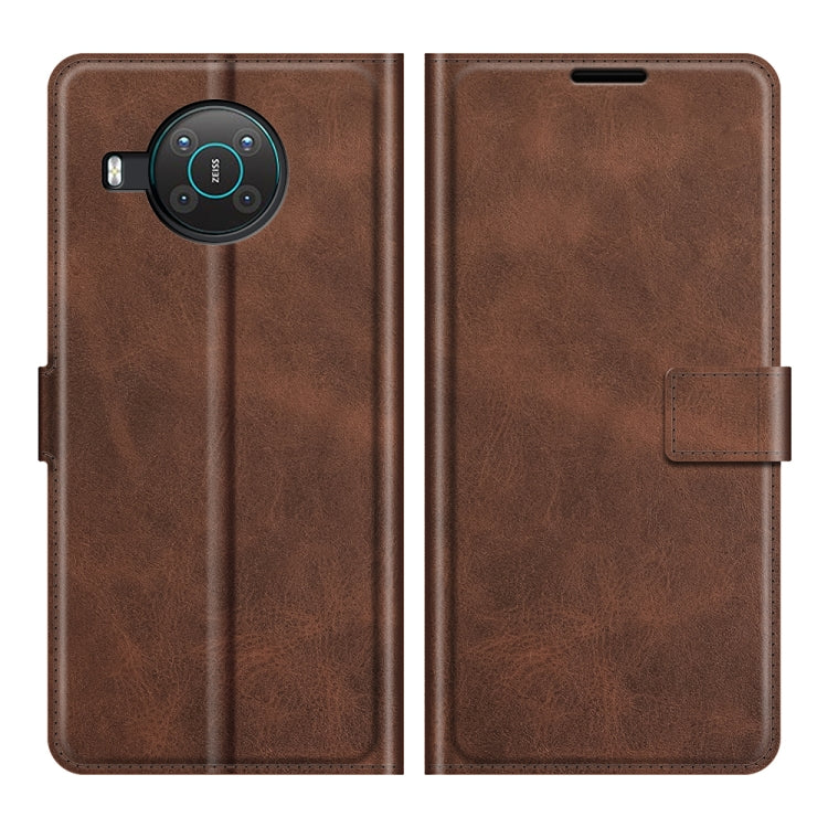 For Nokia X10 / X20 Retro Calf Pattern Buckle Horizontal Flip Leather Case with Holder & Card Slots & Wallet