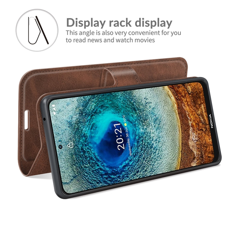 For Nokia X10 / X20 Retro Calf Pattern Buckle Horizontal Flip Leather Case with Holder & Card Slots & Wallet