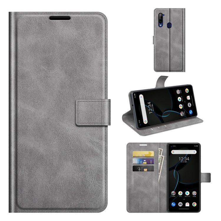For ZTE Libero 5G Retro Calf Pattern Buckle Horizontal Flip Leather Case with Holder & Card Slots & Wallet