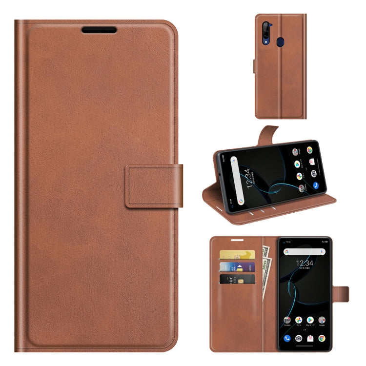 For ZTE Libero 5G Retro Calf Pattern Buckle Horizontal Flip Leather Case with Holder & Card Slots & Wallet