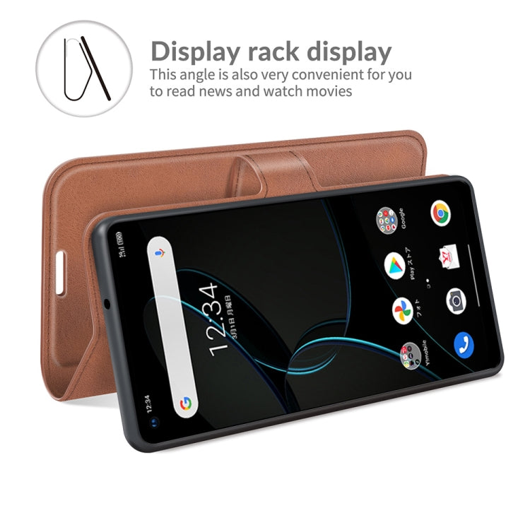 For ZTE Libero 5G Retro Calf Pattern Buckle Horizontal Flip Leather Case with Holder & Card Slots & Wallet