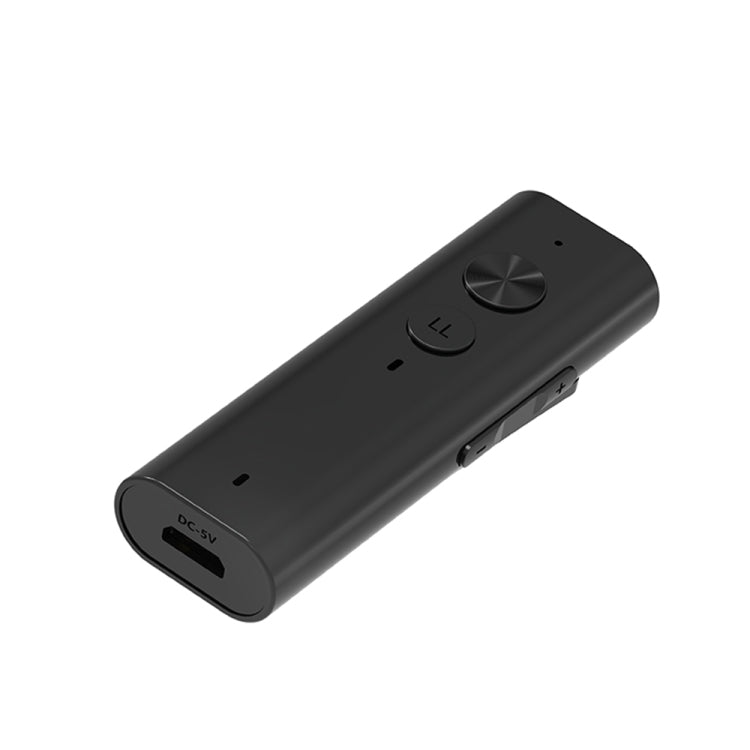 B55 Lavalier 5.1 Bluetooth Receiver Aux Wireless Audio Adapter Car Bluetooth Hands Free Call