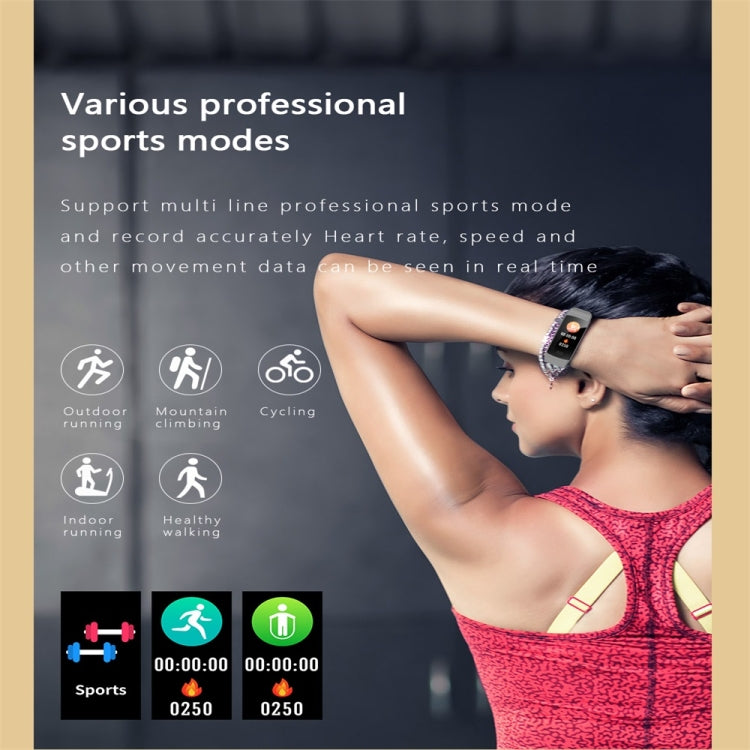 ZERO 0.96inch Color Screen Smart Watch IP68 Waterproof,Support Heart Rate Monitoring/Sleep Monitoring/Call Reminder/Sedentary Reminder