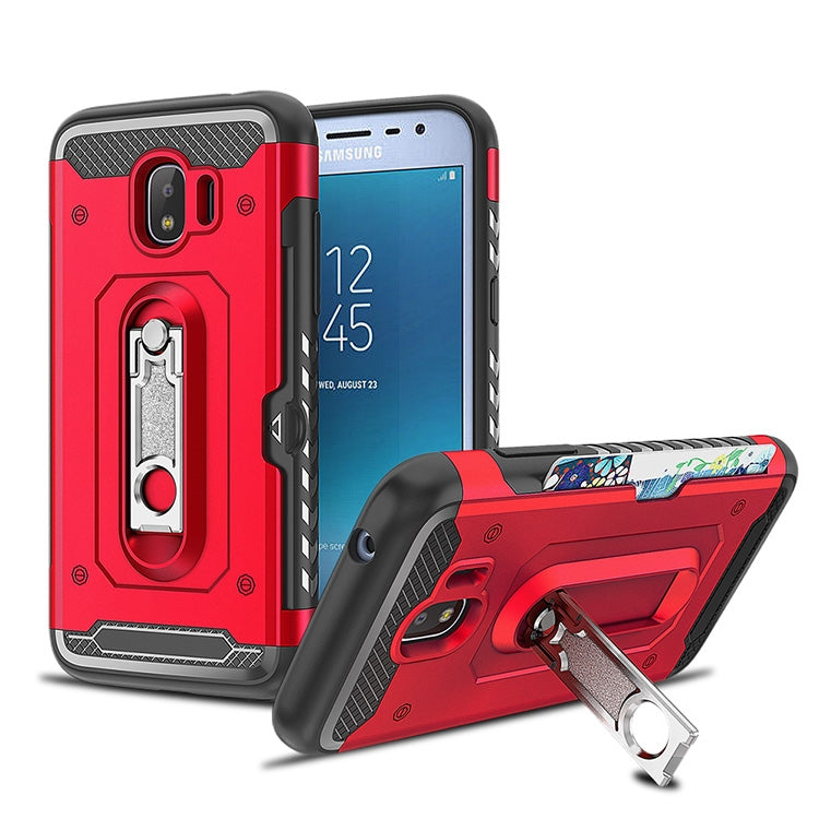 Shockproof PC + TPU Case for Galaxy J2 Pro (2018), with Holder