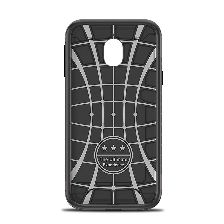 Shockproof PC + TPU Case for Galaxy J3 (2017) / J330 (EU Version), with Holder