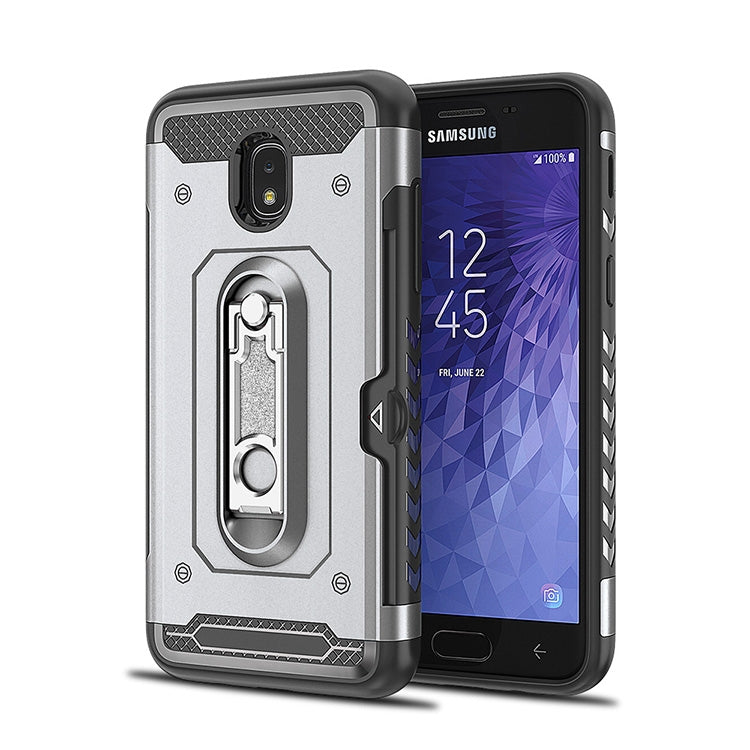 Shockproof PC + TPU Case for Galaxy J3 (2018), with Holder