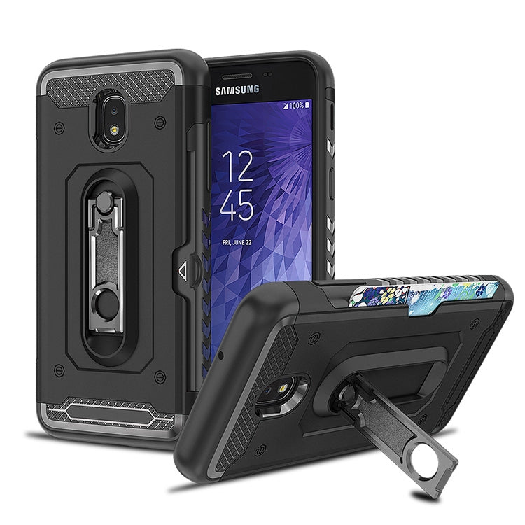 Shockproof PC + TPU Case for Galaxy J3 (2018), with Holder
