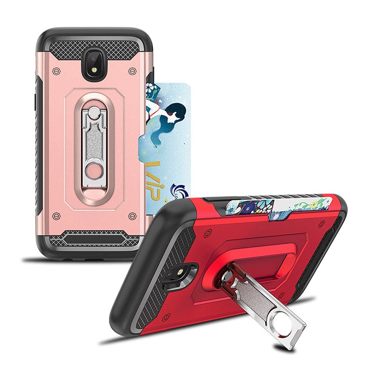 Shockproof PC + TPU Case for Galaxy J5 (2017) / J530 (EU Version), with Holder