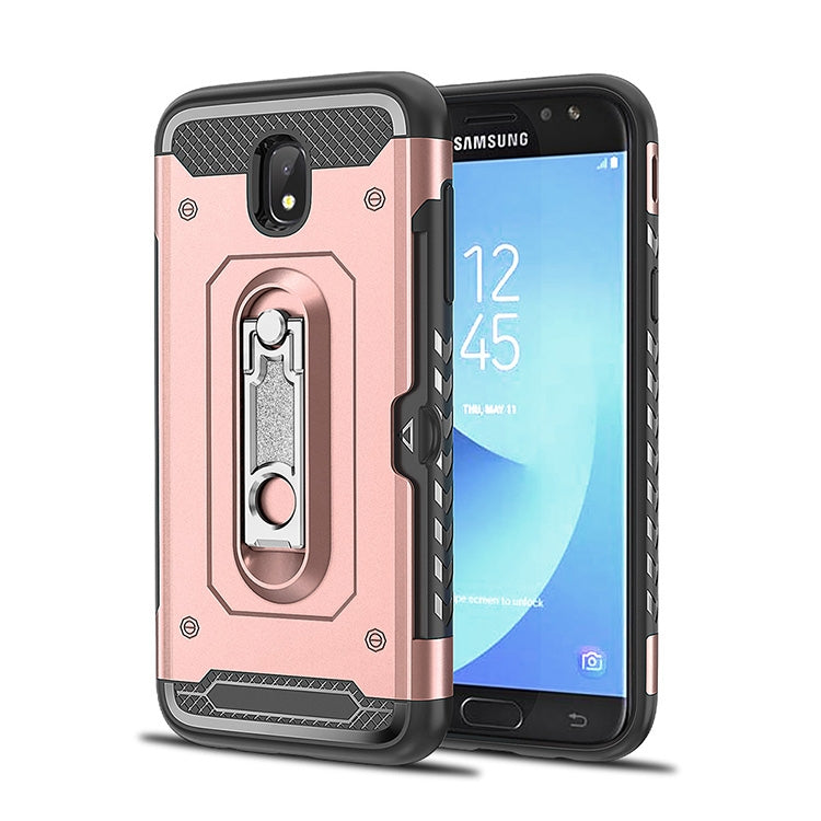 Shockproof PC + TPU Case for Galaxy J5 (2017) / J530 (EU Version), with Holder