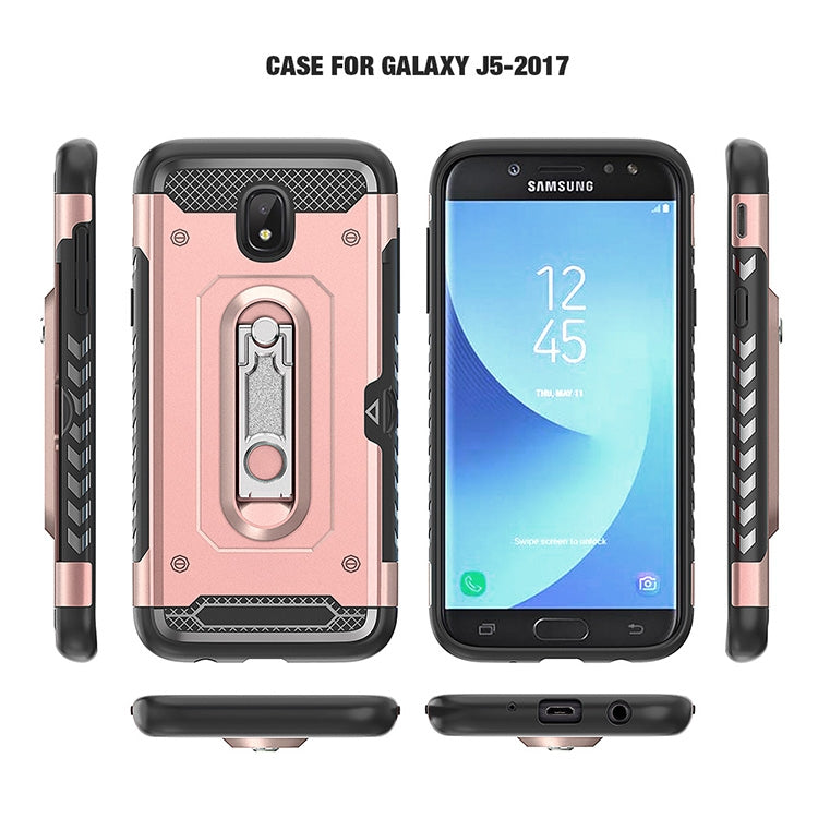 Shockproof PC + TPU Case for Galaxy J5 (2017) / J530 (EU Version), with Holder
