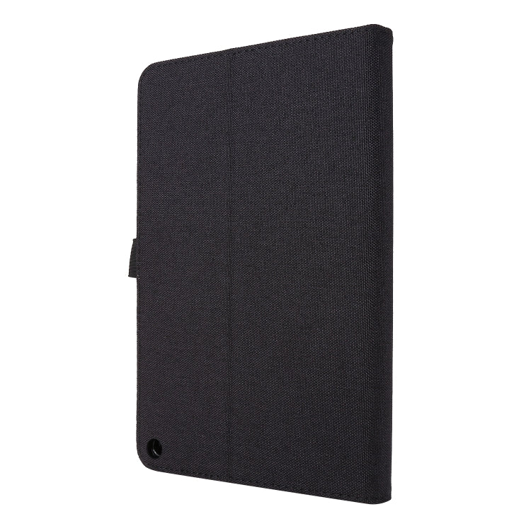 For Amazon Kindle Fire HD 10 2021 Horizontal Flip TPU + Fabric PU Leather Protective Case with Name Card Clip