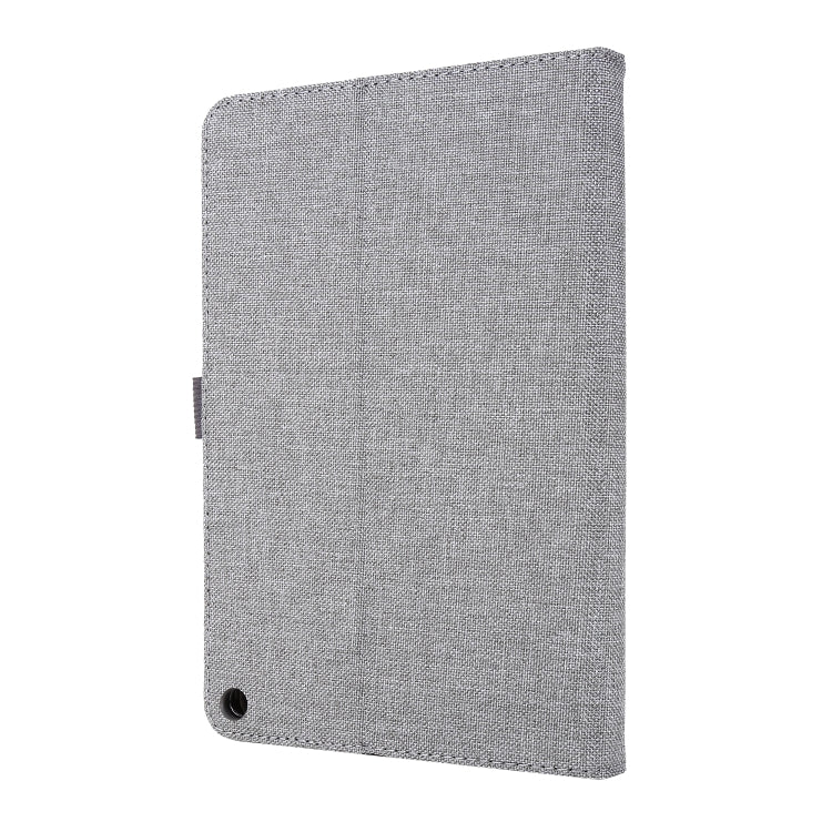 For Amazon Kindle Fire HD 10 2021 Horizontal Flip TPU + Fabric PU Leather Protective Case with Name Card Clip