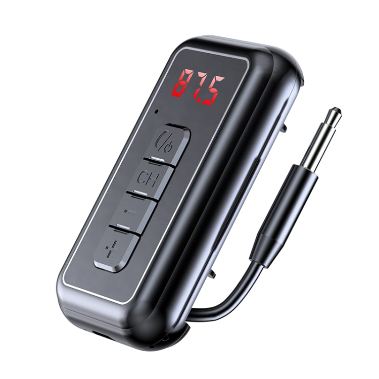 Y4 2 in 1 Car FM Modulator Radio Transmitter 3.1A USB Car Charger Wireless Car Kit Audio Aux MP3