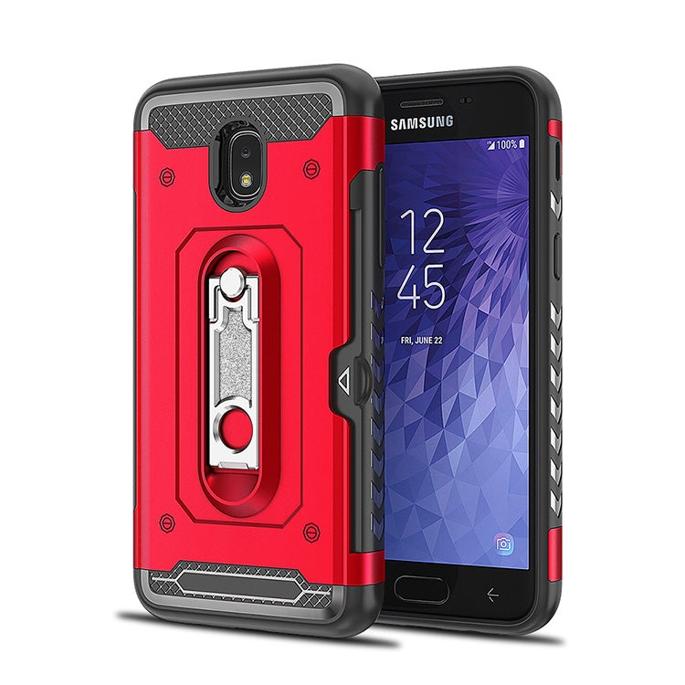 Shockproof PC + TPU Case for Galaxy J7 (2018), with Holder
