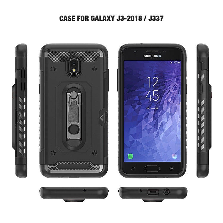 Shockproof PC + TPU Case for Galaxy J7 (2018), with Holder