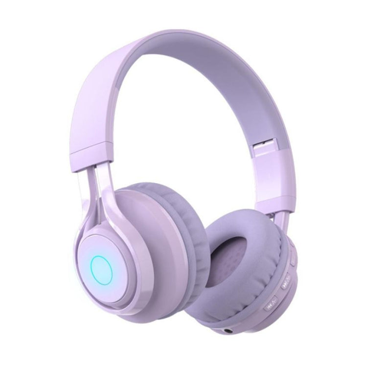 BT06C Cute Wireless Bluetooth 5.0 Headset for Children with Microphone LED Light Suppport Aux-in