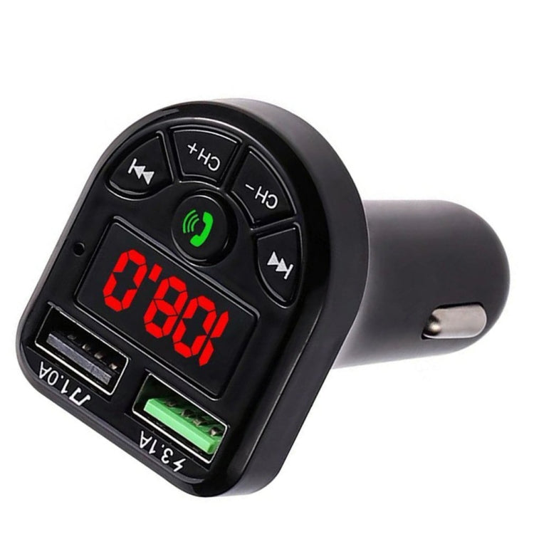 BTE5 Wireless Phone Player MP3 Music Card Audio Receiver FM Transmitter 3.1A Dual USB Fast Charger