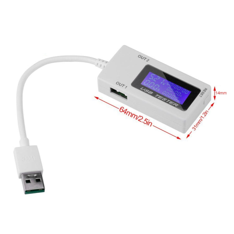 KWS-1705B USB Digital Display Current Voltage Tester, DC 4-30V, 0-5A, 0-150W