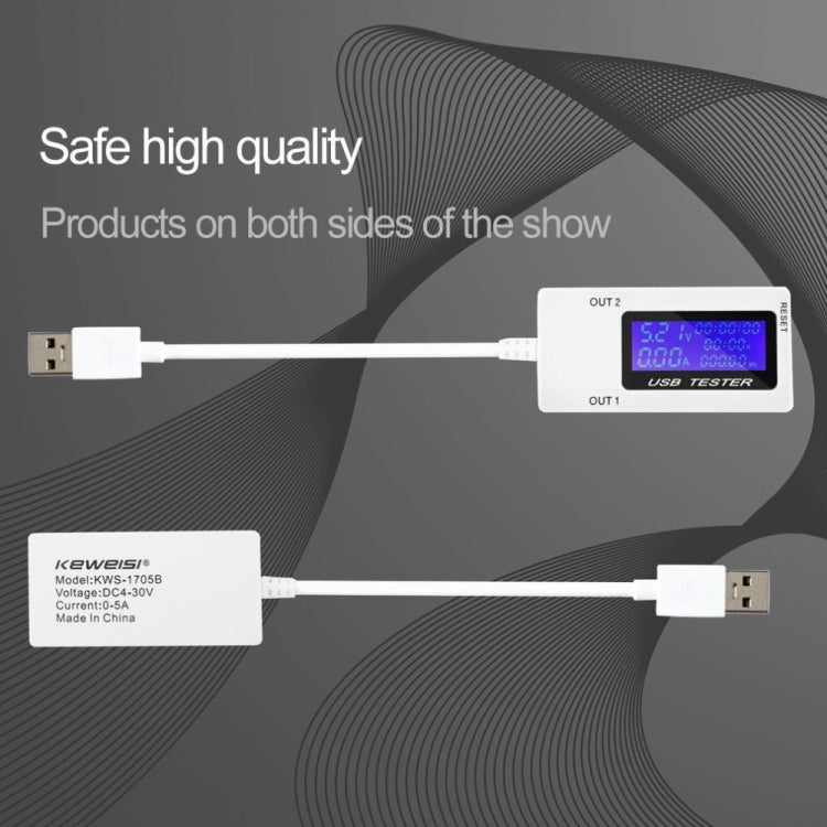 KWS-1705B USB Digital Display Current Voltage Tester, DC 4-30V, 0-5A, 0-150W