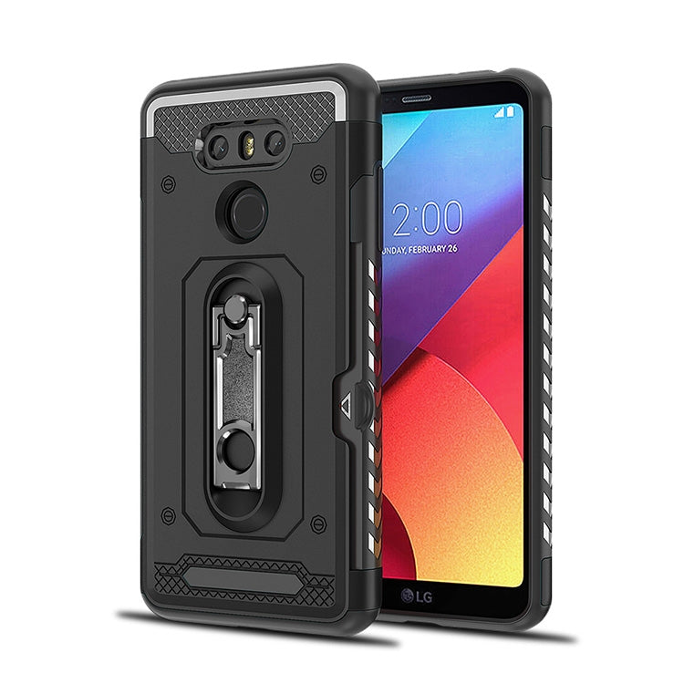 Shockproof PC + TPU Case for LG G6, with Holder