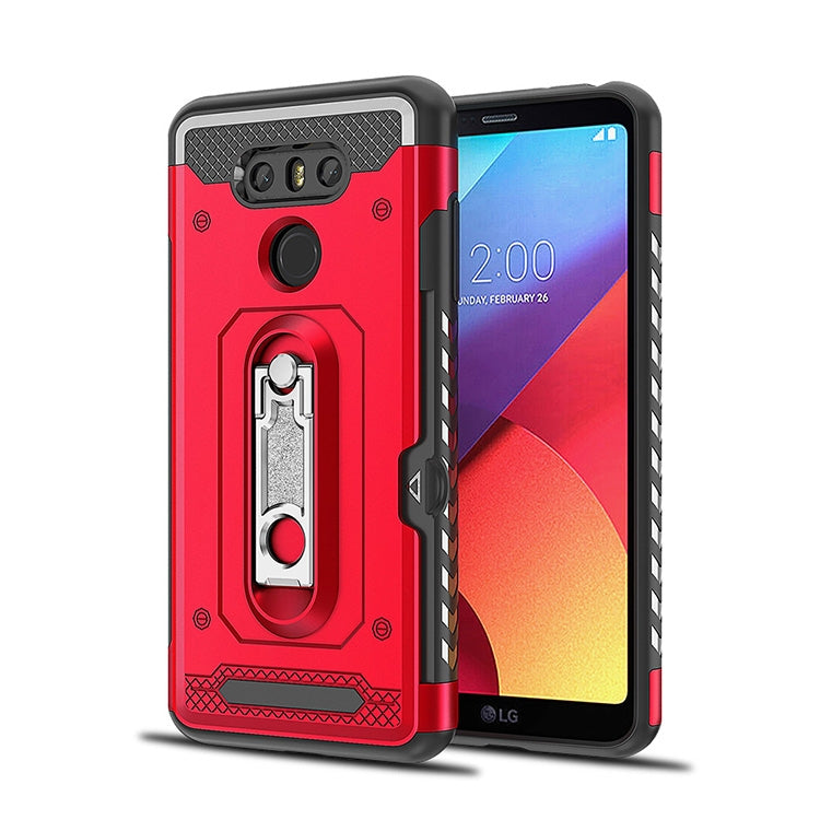 Shockproof PC + TPU Case for LG G6, with Holder