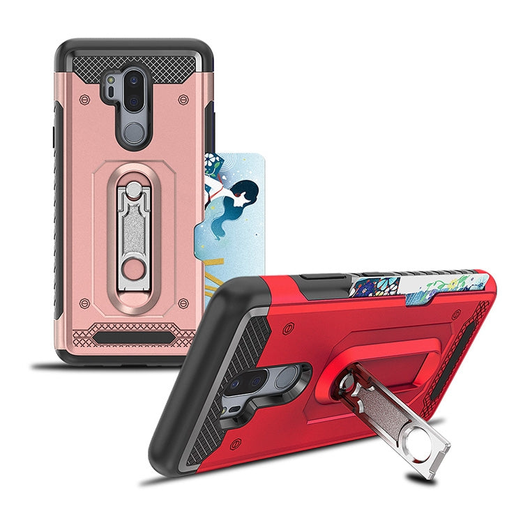 Shockproof PC + TPU Case for LG G7, with Holder