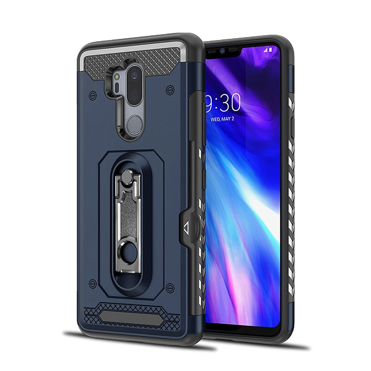 Shockproof PC + TPU Case for LG G7, with Holder
